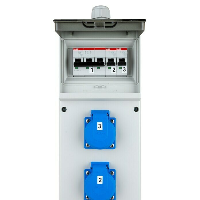 Stromverteiler WandverteilerAnzahl CEE-Steckdosen: 1 Stk., Anzahl Steckdosen Schuko: 2 Stk., IP54 Unknown