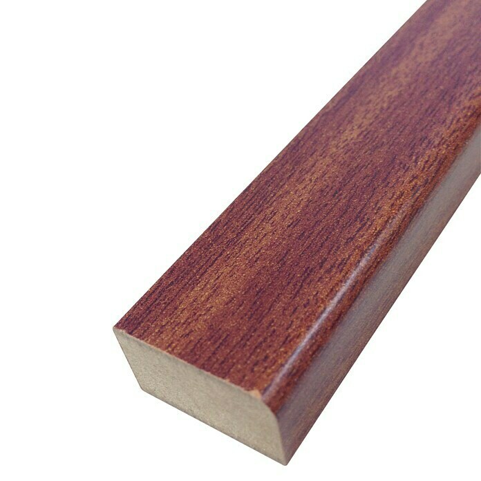 Listones madera Sapelly 1 x 3 x 1000 mm. Paquete de 10 unidades. Marca  Constructo. Ref: 480141. 