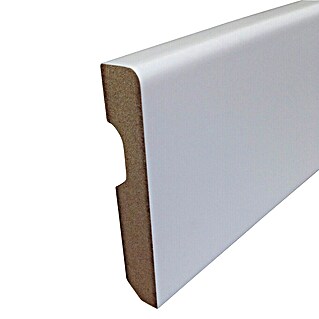Rufete Rodapié MDF Blanco (224 cm x 14 mm x 70 mm, MDF)