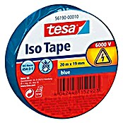tesa Cinta aislante Iso Tape (Azul, L x An: 20 m x 19 mm)