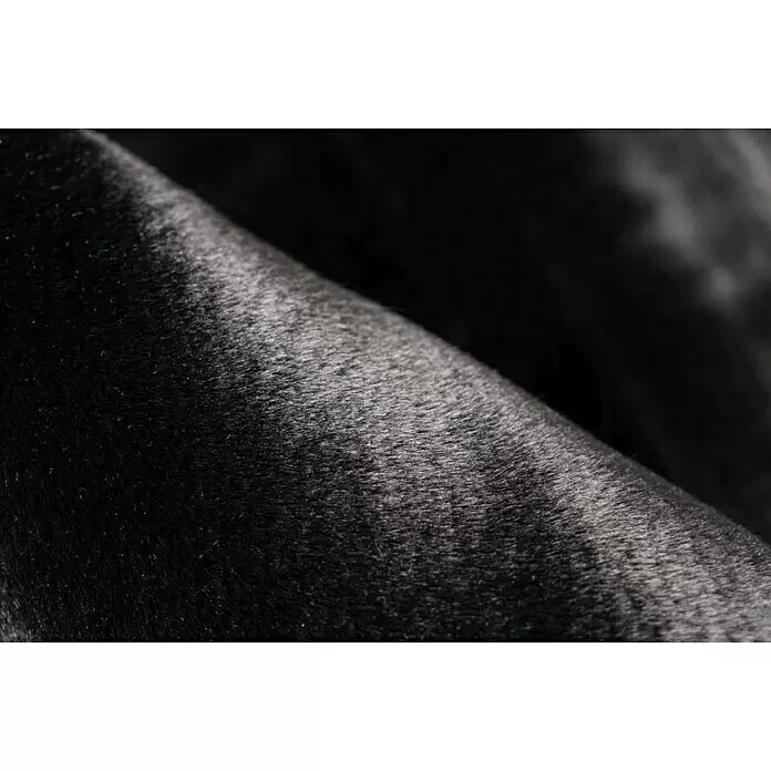 Fellteppich Happy - Schwarz, 290 x 200 cm, 100 % Polyester (Flor) - Detailaufnahme