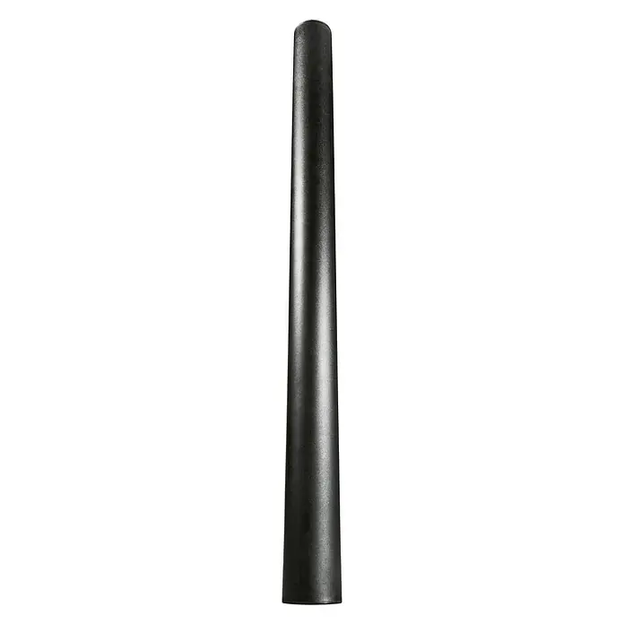 Kärcher Verlängerungssaugrohr - Passend für: Kärcher MV/WD Serie - Nahaufnahme eines schwarzen, kegelförmigen Stabes mit abgerundeter Spitze, der einen minimalistischen und eleganten Eindruck vermittelt.