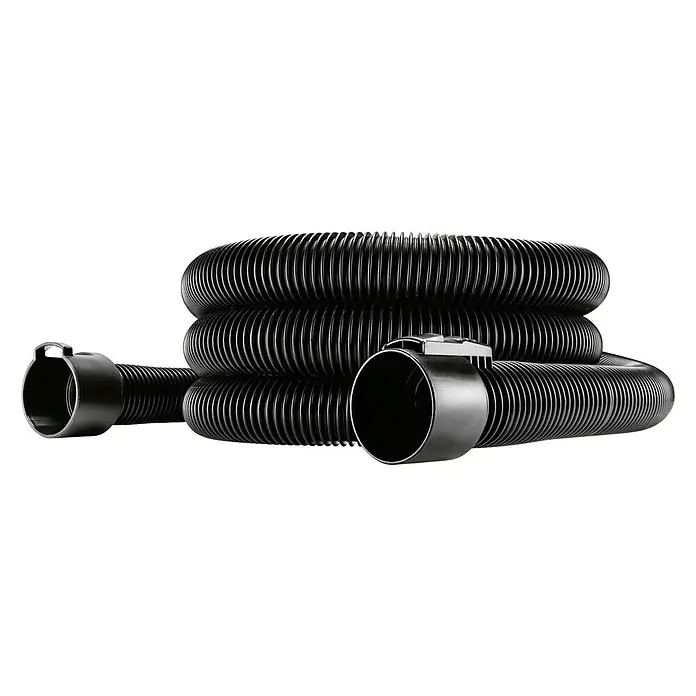 Kärcher Saugschlauch-Verlängerung - Passend für: Kärcher MV/WD Serie - Eine gewundene, schwarze Schlauchgarnitur mit silbernen Klemmen, ideal für vielfältige Anwendungen. Robust und flexibel.