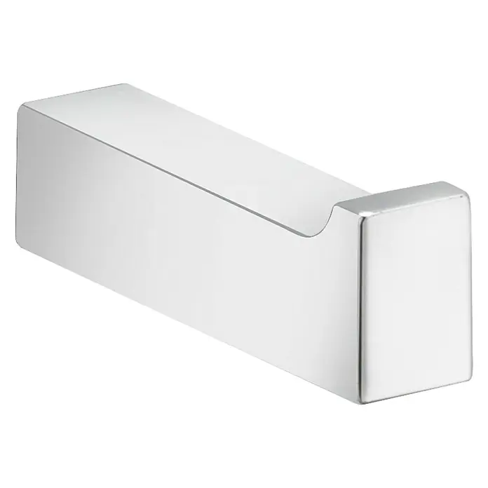 Keuco Edition 11 Handtuchhaken - Chrom, Glänzend, Länge: 6,7 cm - Ein moderner, eckiger Kleiderhaken aus glänzendem Chrom, ideal für Bad oder Garderobe. Praktisch und stilvoll.