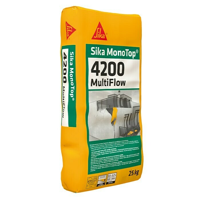 Sika Mortero de reparación MonoTop 4200 Multiflow (Contenido: 25 kg)