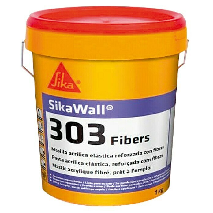 Sika Masilla SikaWall -303 Fibers (Blanco, 1 kg)