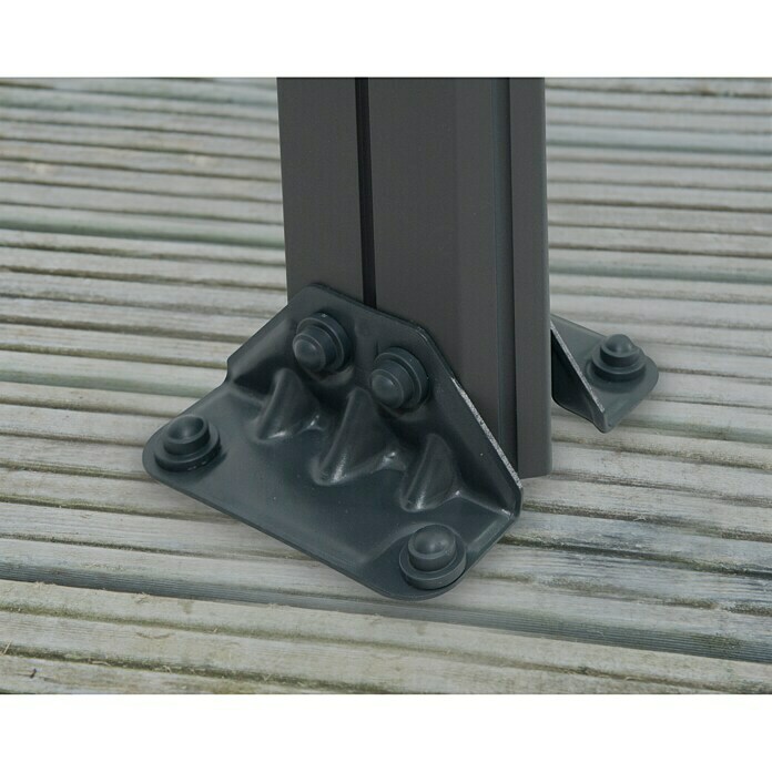 Palram – Canopia Pavillon Milano 4300L x B: 435,9 x 315,5 cm, Bronze, Anthrazit Detail Shot