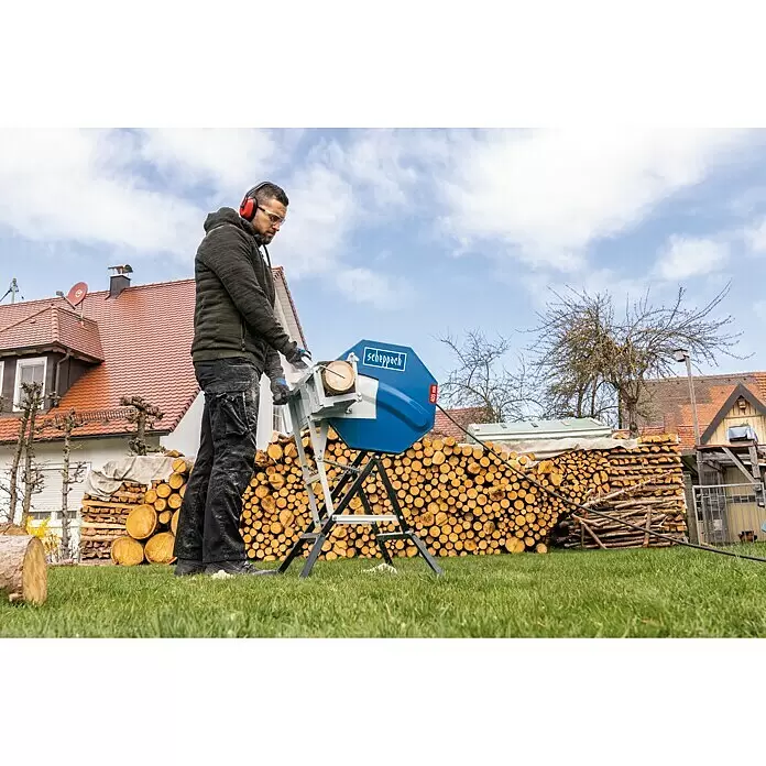 Scheppach Wippkreissäge HS410 - 2,2 kW, Durchmesser Sägeblatt: 405 mm - Anwendungsbeispiel