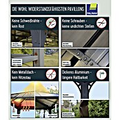 Palram Pérgola (4,5 x 3,9 x 2,9 m, Antracita)