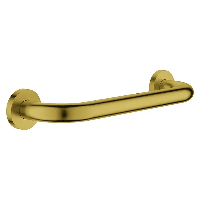 Grohe Essentials Wannengriff - Breite: 34,9 cm, Cool Sunrise, Matt - Goldener Haltegriff für Badezimmer, ideal für mehr Sicherheit und Komfort im Alltag. Robuste Bauweise für zuverlässigen Halt.