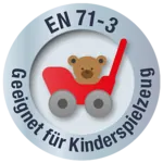 EN 71-3 Geeignet für Kinderspielzeug