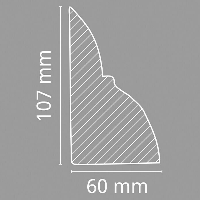 Dekoelement (Konsole, Hellbraun, 6 x 9 x 11 cm)