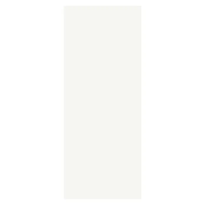 SanDesign Acryl-Verbundplatte - 100 x 250 cm, Bright White - Minimalistisches Poster mit schlichtem, cremefarbenem Hintergrund, umgeben von einem markanten schwarzen Rahmen.