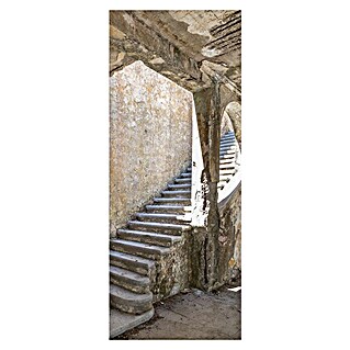 SanDesign Acryl-Verbundplatte (100 x 250 cm, Lost Place Stairway)
