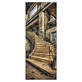 SanDesign Acryl-Verbundplatte (100 x 250 cm, Lost Place Staircase)