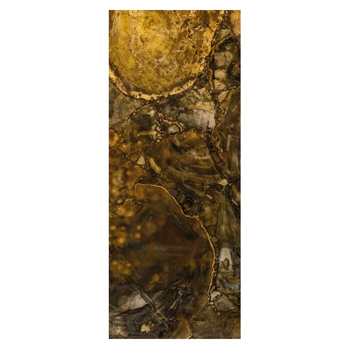 SanDesign Acryl-Verbundplatte100 x 250 cm, Golden Onyx Front View