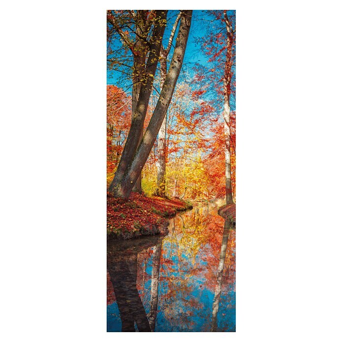 SanDesign Acryl-Verbundplatte100 x 250 cm, Autumn Front View