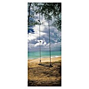 SanDesign Acryl-Verbundplatte Cloudy Beach (100 x 250 cm)