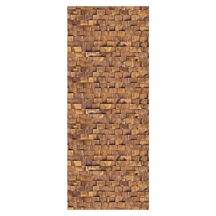 SanDesign Alu-Verbundplatte Wooden Tiles (100 x 250 cm)