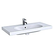 Geberit Acanto Waschtisch Compact (90 x 42 cm, Mit schmutzabweisender Glasur, Keramik, Weiß)