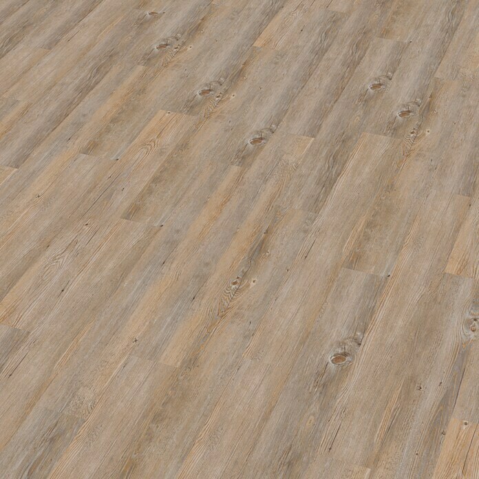Decolife Watercork Designboden (1.225 x 195 x 6 mm, Landhausdiele, Kenai Oak)