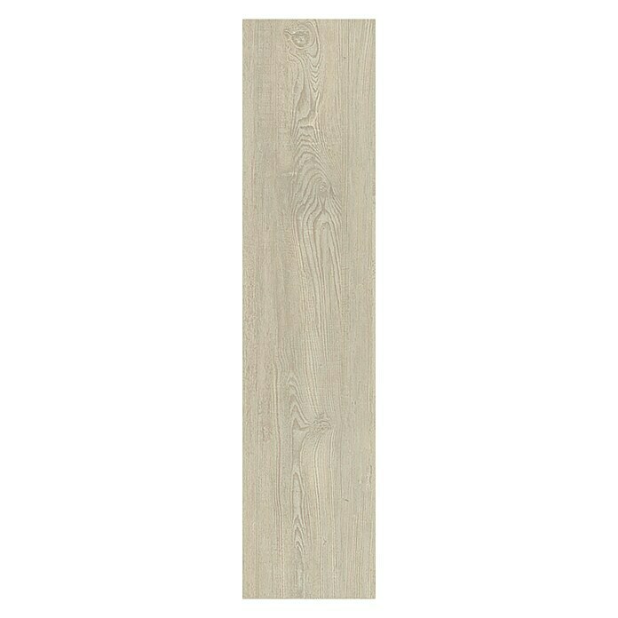 Decolife Watercork Designboden Silver Snow Oak1.225 x 195 x 6 mm, Landhausdiele Front View