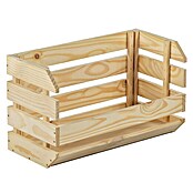Astigarraga Evolution Caja de madera apilable (L x An x Al: 60 x 43 x 35,3 cm, Natural)