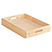 Astigarraga Caja de madera (L x An x Al: 40 x 30 x 7 cm, Natural)