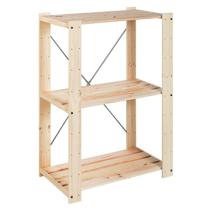 Astigarraga Evolution Estantería de madera (An x Al: 76,7 x 111 cm, Madera, Natural)