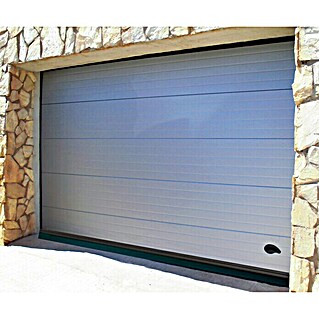 Burlete bajo puerta aluminio garaje caucho (Negro, Largo: 250 cm, Suelos lisos)