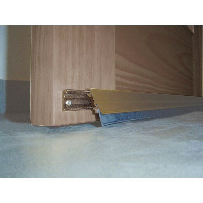 Pasteles equipaje patinar Burlete para puerta basculante aluminio (Marrón, Largo: 93 cm, Suelos  lisos) | BAUHAUS