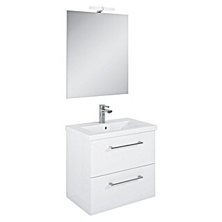 Riva Compact Kupaonski komplet Compact (Ukupna širina kupaonskog namještaja: 61,7 cm, Bijele boje)