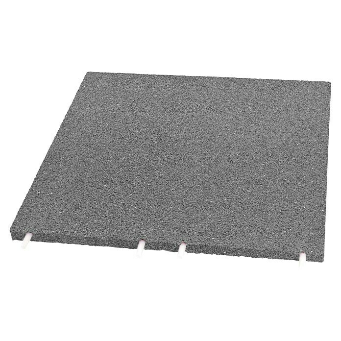 Fallschutzmatte (Grau, 50 x 50 x 3 cm)