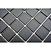 Mozaik pločica Quadrat Uni CU 020  (32,6 x 30 cm, Crne boje, Mat) | BAUHAUS