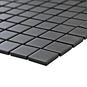 Mozaik pločica Quadrat Uni CU 020  (32,6 x 30 cm, Crne boje, Mat) | BAUHAUS