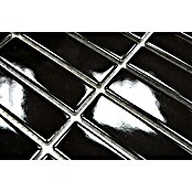 Mosaikfliese Stäbchen Uni ST 350 (29 x 29,7 cm, Schwarz, Glänzend) | BAUHAUS