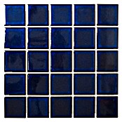 Mozaik pločica Quadrat Uni SD 651N  (30,4 x 30,4 cm, Kobaltno plave boje, Sjaj) | BAUHAUS