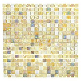 Mosaikfliese Quadrat Mix GM MRY 556 (31,7 x 31,7 cm, Sand, Glänzend)