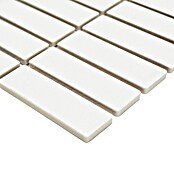 Mosaikfliese Stäbchen Uni ST 310 (29,7 x 29 cm, Weiß, Glänzend) | BAUHAUS