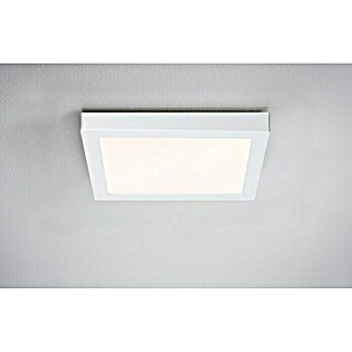 Paulmann LED-Deckenleuchte Lunar (16 W, L x B x H: 30 x 30 x 3,8 cm, Weiß, Warmweiß)