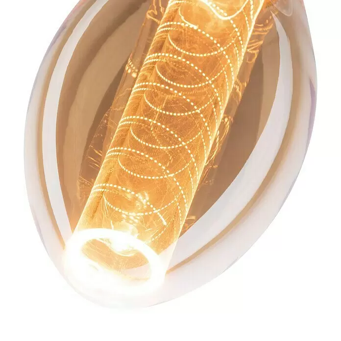 Paulmann LED-Lampe Vintage Glühlampenform Spiral E27 - E27, Nicht Dimmbar, Warmweiß, 200 lm, 4 W, Birne - Detailaufnahme