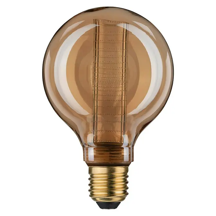 Paulmann LED-Lampe Vintage Globe-Form Ring E27 - E27, Nicht Dimmbar, Warmweiß, 200 lm, 4 W, Rund - Dekorative Glühbirne mit Vintage-Design und warmem Licht, ideal für stimmungsvolle Beleuchtung.