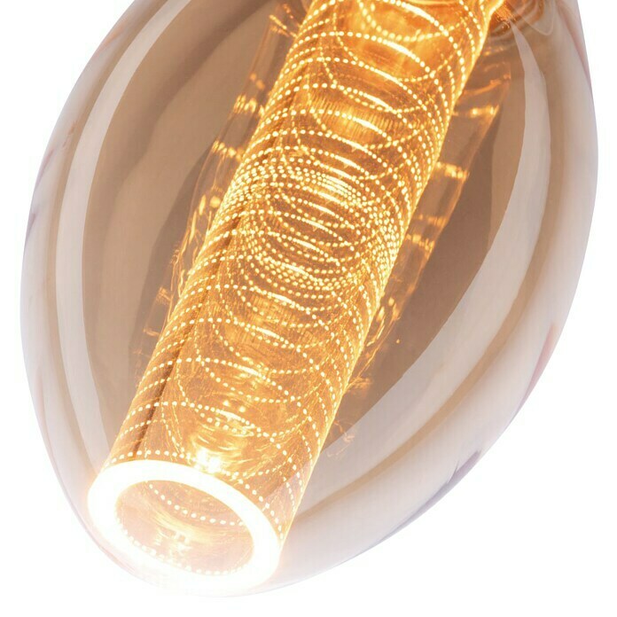 Paulmann Inner Glow LED-Leuchtmittel (1 Stk., E27, Warmweiß, Birnenform)