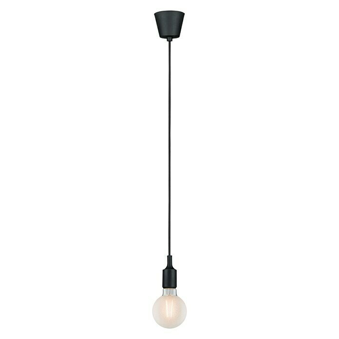 Paulmann Neordic Lámpara colgante (20 W, Negro, Altura: 200 cm)
