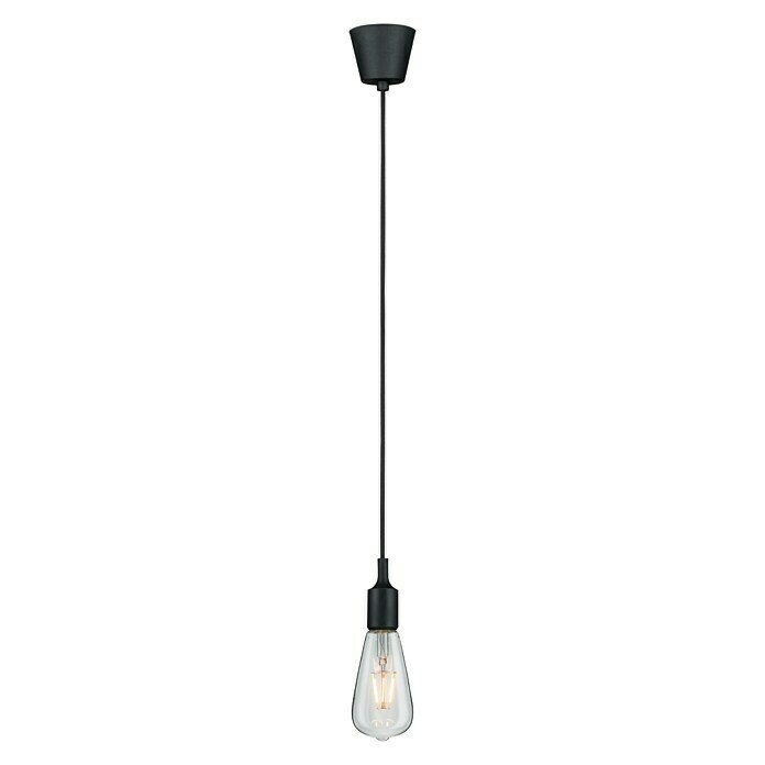 Paulmann Neordic Pendelleuchte Ketil (20 W, Schwarz, Höhe: 200 cm)