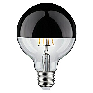 Paulmann LED žarulja Vintage Globe-Form E27 G95 (E27, Može se prigušiti, Topla bijela, 600 lm, 6,5 W, Boja: Crna sjajna)