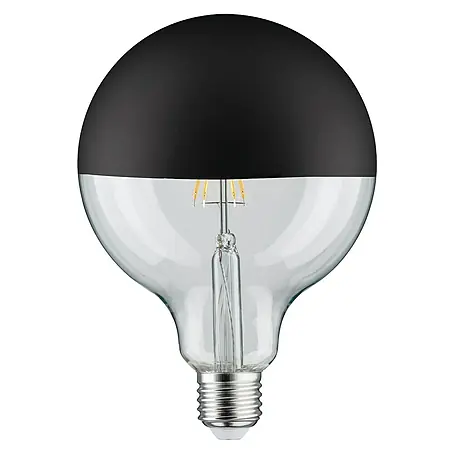 Paulmann  Bombilla LED Vintage Globe Form G125 Negro
