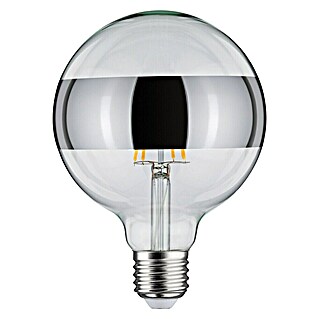 Paulmann LED žarulja Vintage Globe-Form E27 (E27, Može se prigušiti, Topla bijela, 600 lm, 6,5 W, Srebrna)