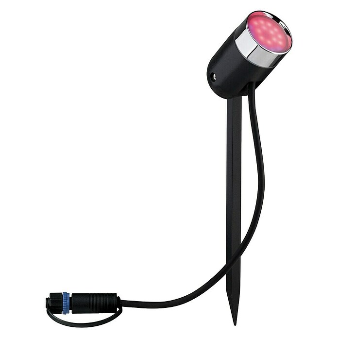Paulmann Plug & Shine Foco en estaca (1 luz, 4,5 W, Altura: 22,5 cm, IP44)