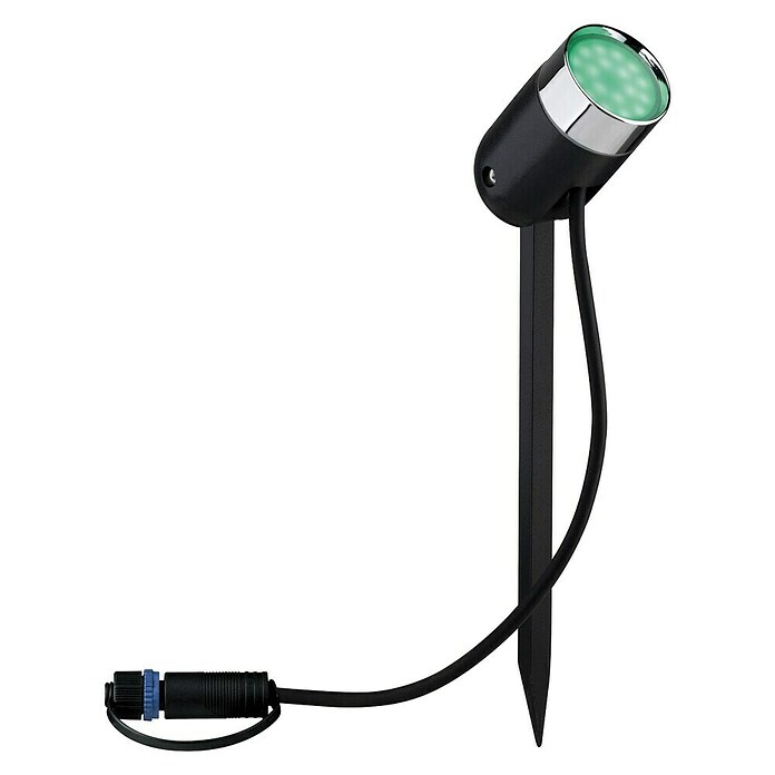 Paulmann Plug & Shine Foco en estaca (1 luz, 4,5 W, Altura: 22,5 cm, IP44)